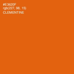 #E3620F - Clementine Color Image