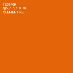 #E36409 - Clementine Color Image