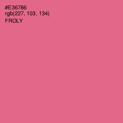 #E36786 - Froly Color Image
