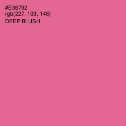 #E36792 - Deep Blush Color Image