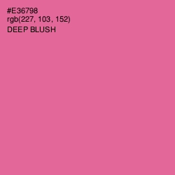 #E36798 - Deep Blush Color Image