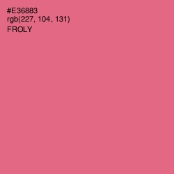 #E36883 - Froly Color Image