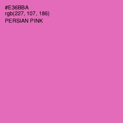 #E36BBA - Persian Pink Color Image