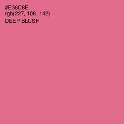 #E36C8E - Deep Blush Color Image