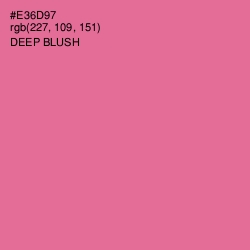 #E36D97 - Deep Blush Color Image