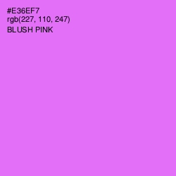 #E36EF7 - Blush Pink Color Image