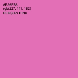 #E36FB6 - Persian Pink Color Image