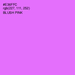 #E36FFC - Blush Pink Color Image