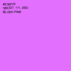 #E36FFF - Blush Pink Color Image