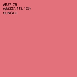 #E3717B - Sunglo Color Image