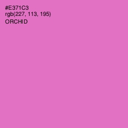 #E371C3 - Orchid Color Image