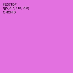 #E371DF - Orchid Color Image