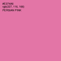 #E374A6 - Persian Pink Color Image