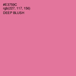 #E3759C - Deep Blush Color Image