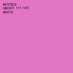 #E375C5 - Orchid Color Image