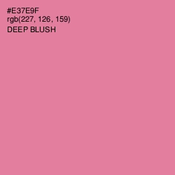 #E37E9F - Deep Blush Color Image