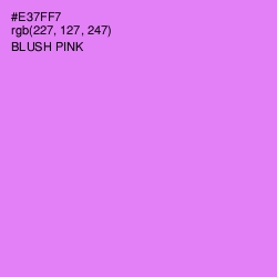 #E37FF7 - Blush Pink Color Image