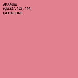 #E38090 - Geraldine Color Image