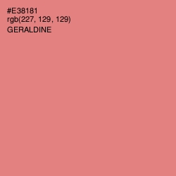 #E38181 - Geraldine Color Image