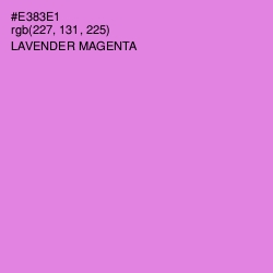 #E383E1 - Lavender Magenta Color Image