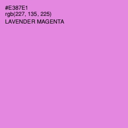 #E387E1 - Lavender Magenta Color Image
