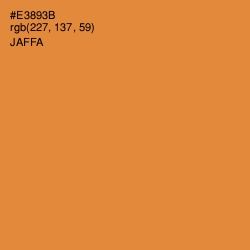 #E3893B - Jaffa Color Image