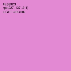 #E389D3 - Light Orchid Color Image