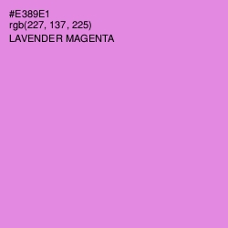 #E389E1 - Lavender Magenta Color Image