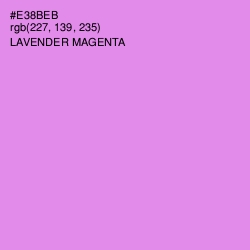 #E38BEB - Lavender Magenta Color Image