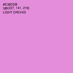 #E38DDB - Light Orchid Color Image
