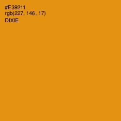 #E39211 - Dixie Color Image