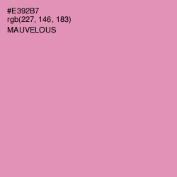 #E392B7 - Mauvelous Color Image