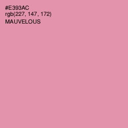 #E393AC - Mauvelous Color Image