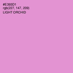 #E393D1 - Light Orchid Color Image