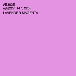 #E393E1 - Lavender Magenta Color Image