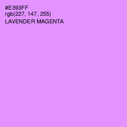 #E393FF - Lavender Magenta Color Image