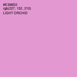 #E398D2 - Light Orchid Color Image