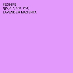 #E399FB - Lavender Magenta Color Image