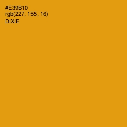 #E39B10 - Dixie Color Image