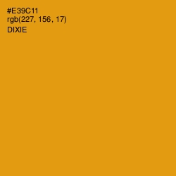 #E39C11 - Dixie Color Image