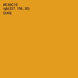#E39C1E - Dixie Color Image