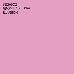 #E3A0C2 - Illusion Color Image