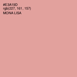 #E3A19D - Mona Lisa Color Image