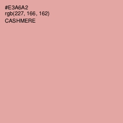 #E3A6A2 - Cashmere Color Image