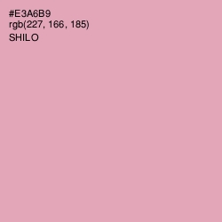 #E3A6B9 - Shilo Color Image