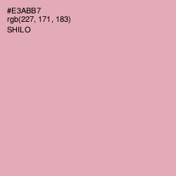 #E3ABB7 - Shilo Color Image