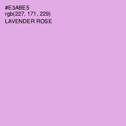 #E3ABE5 - Lavender Rose Color Image