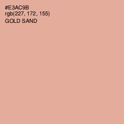 #E3AC9B - Gold Sand Color Image