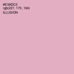 #E3ADC2 - Illusion Color Image