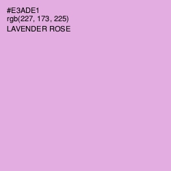 #E3ADE1 - Lavender Rose Color Image